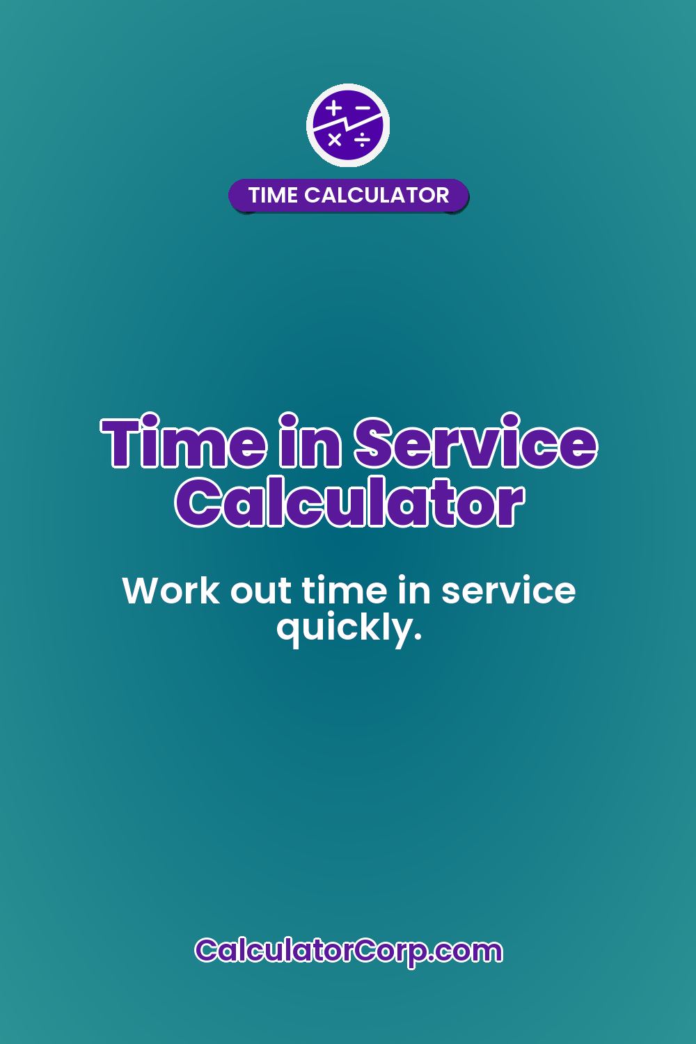 Time in Service Calculator
