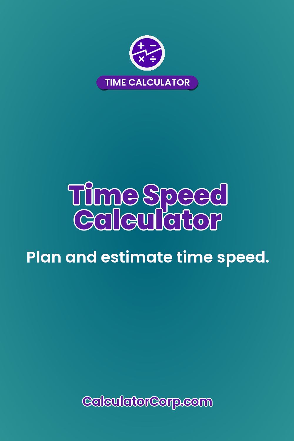 Time Speed Calculator