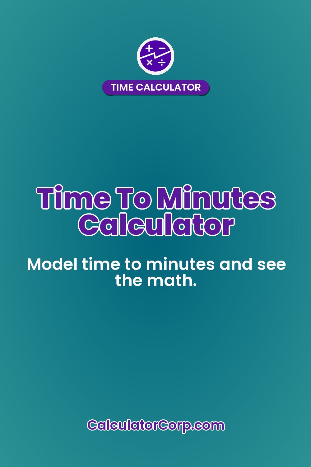 Time To Minutes Calculator