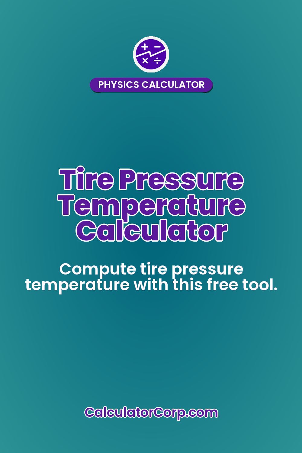 Tire Pressure Temperature Calculator