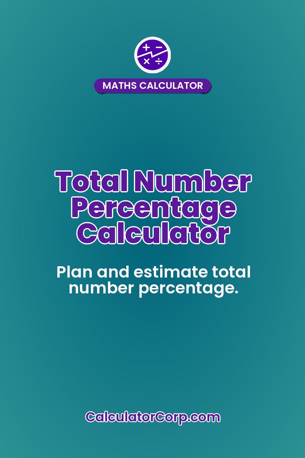 Total Number Percentage Calculator