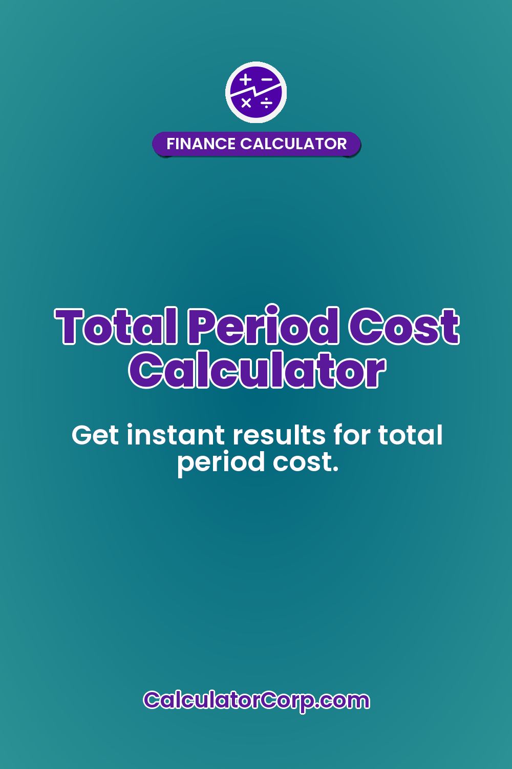 Total Period Cost Calculator