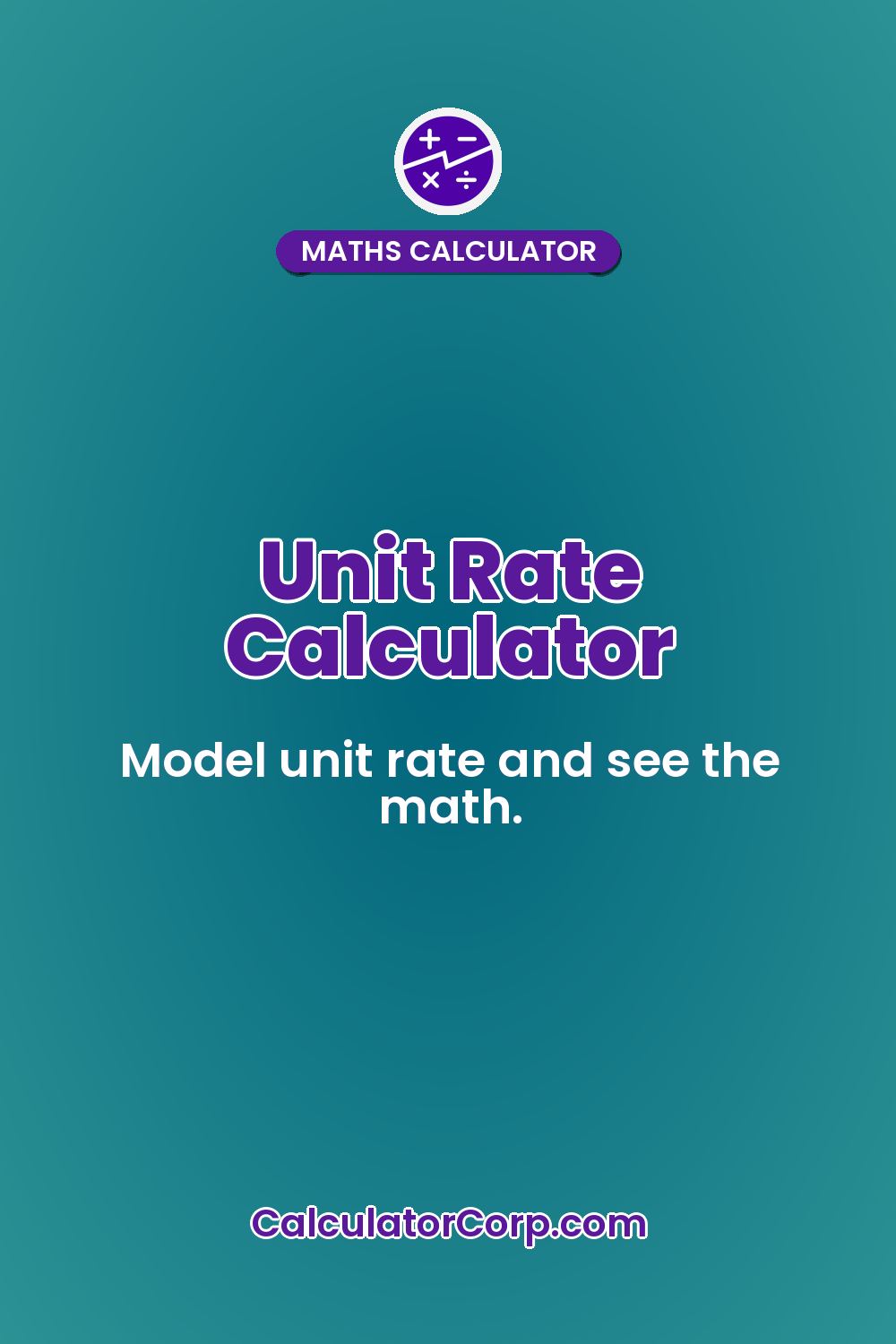 Unit Rate Calculator