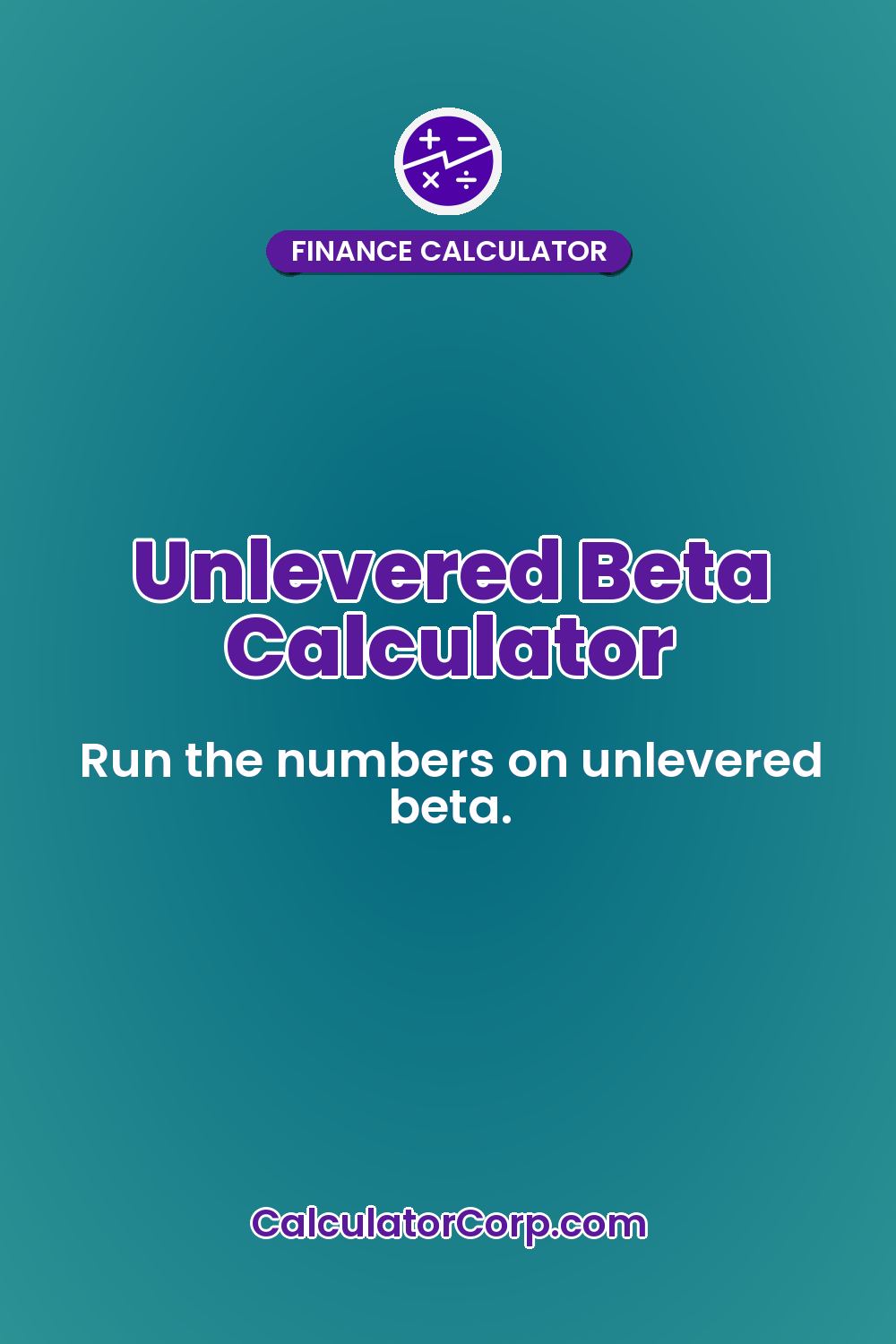 Unlevered Beta Calculator