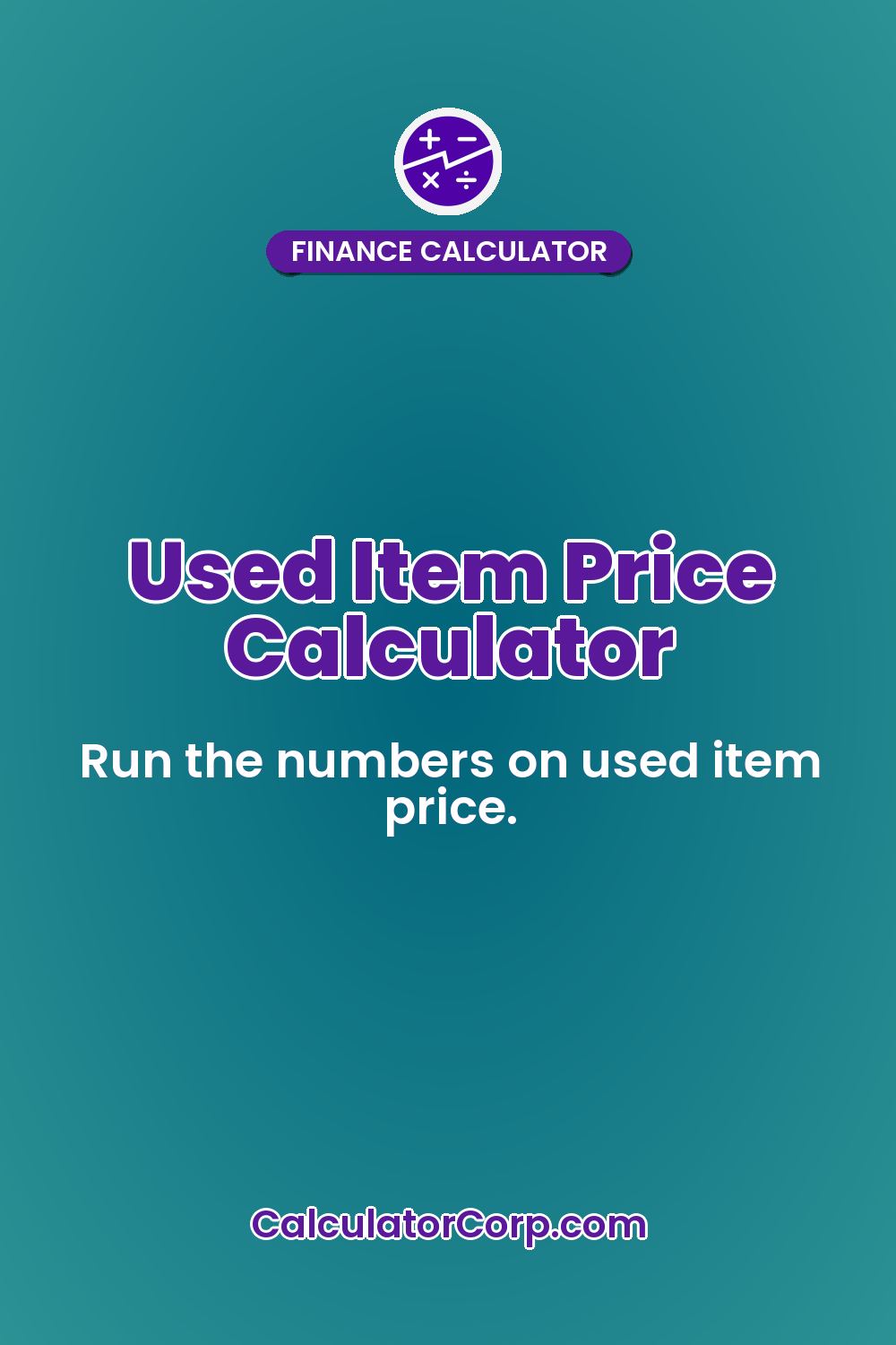 Used Item Price Calculator