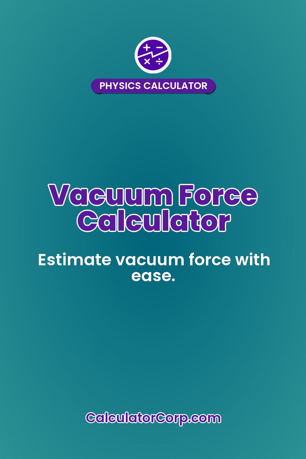 Vacuum Force Calculator