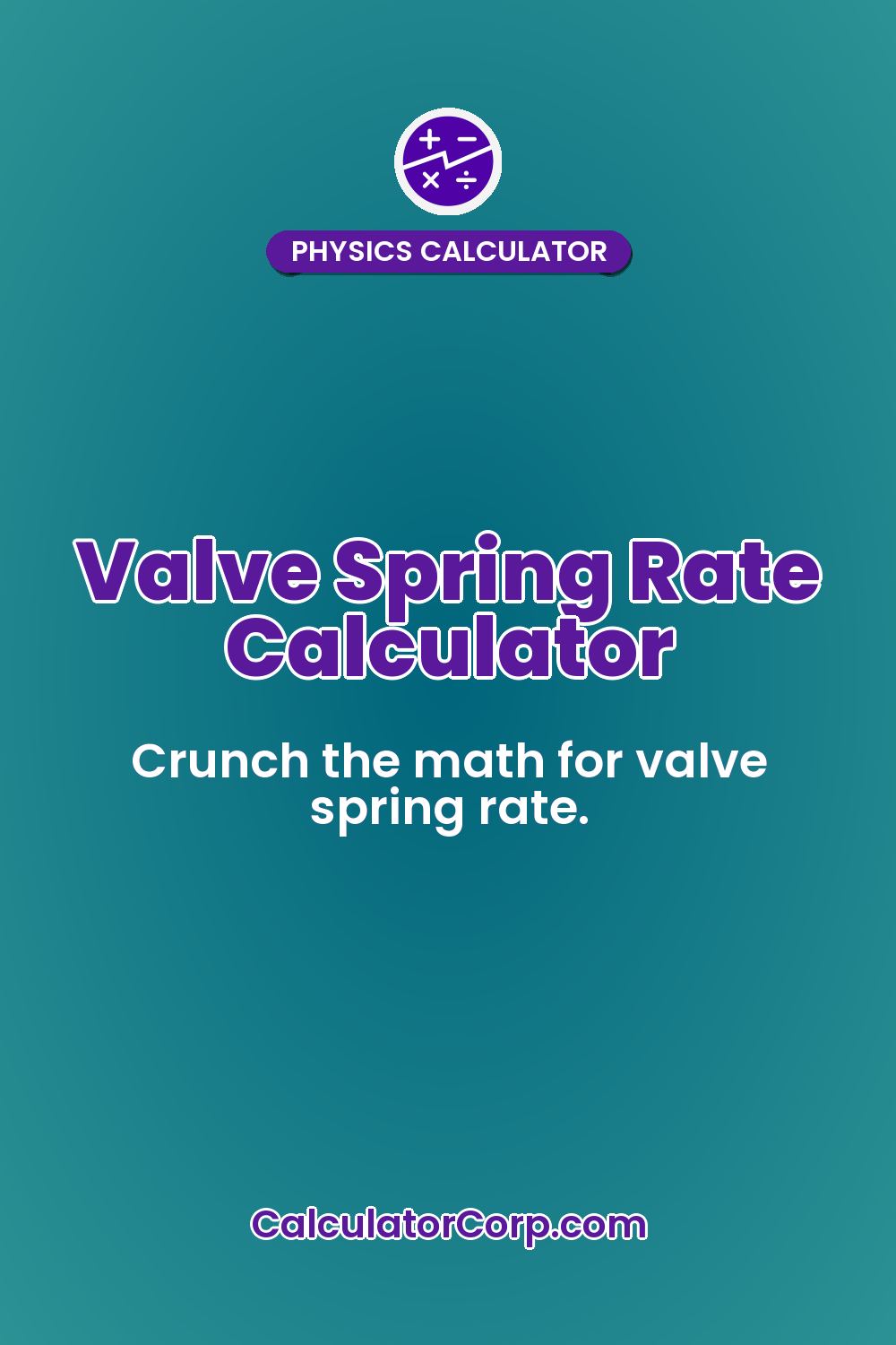 Valve Spring Rate Calculator