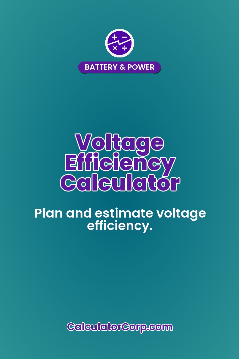 Voltage Efficiency Calculator