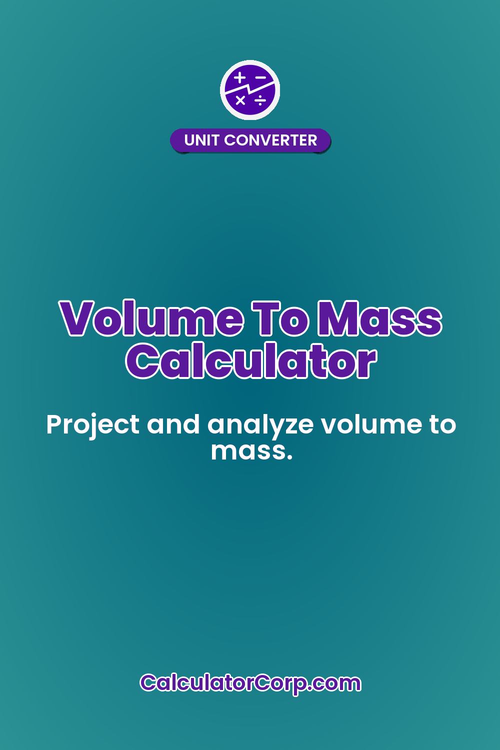 Volume To Mass Calculator