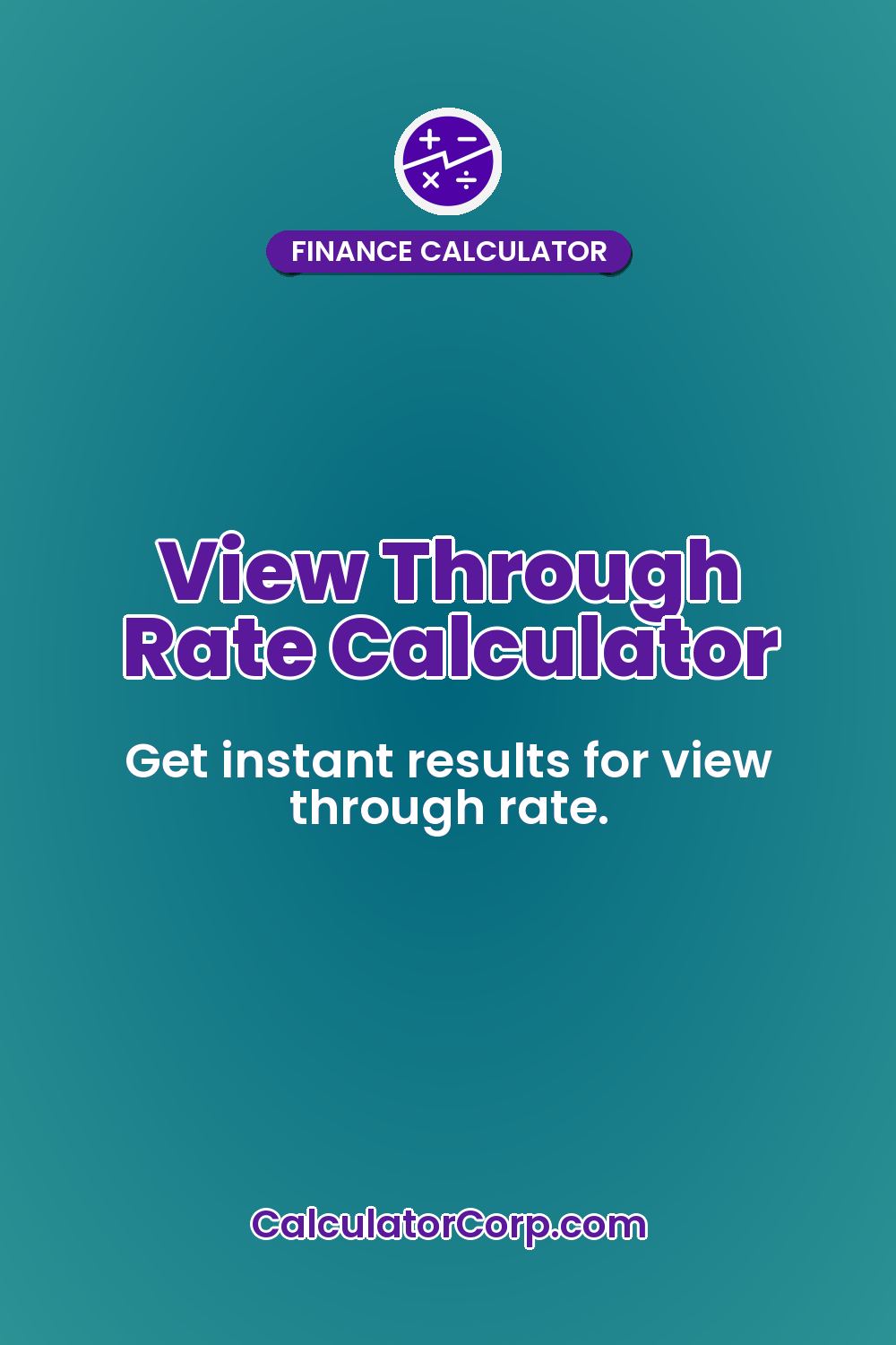 View Through Rate Calculator