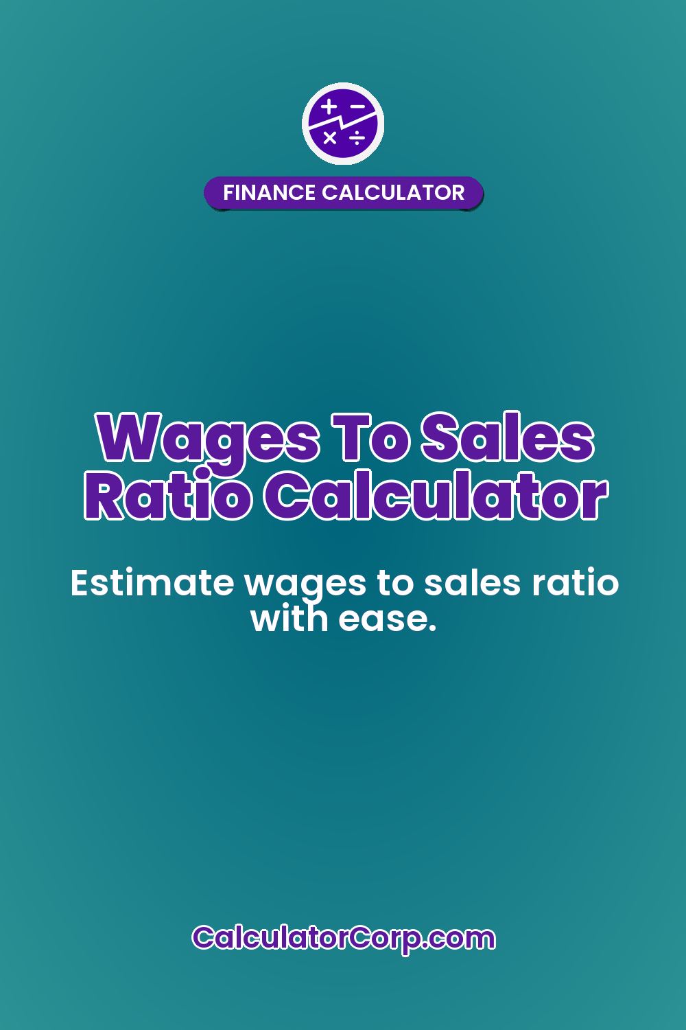Wages To Sales Ratio Calculator