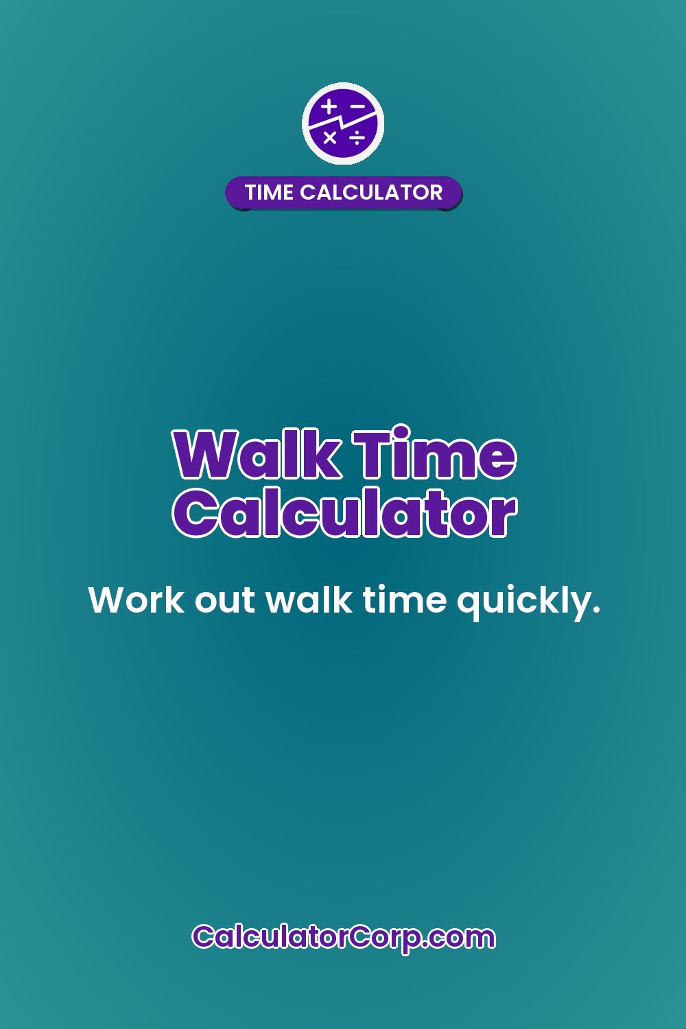 Walk Time Calculator