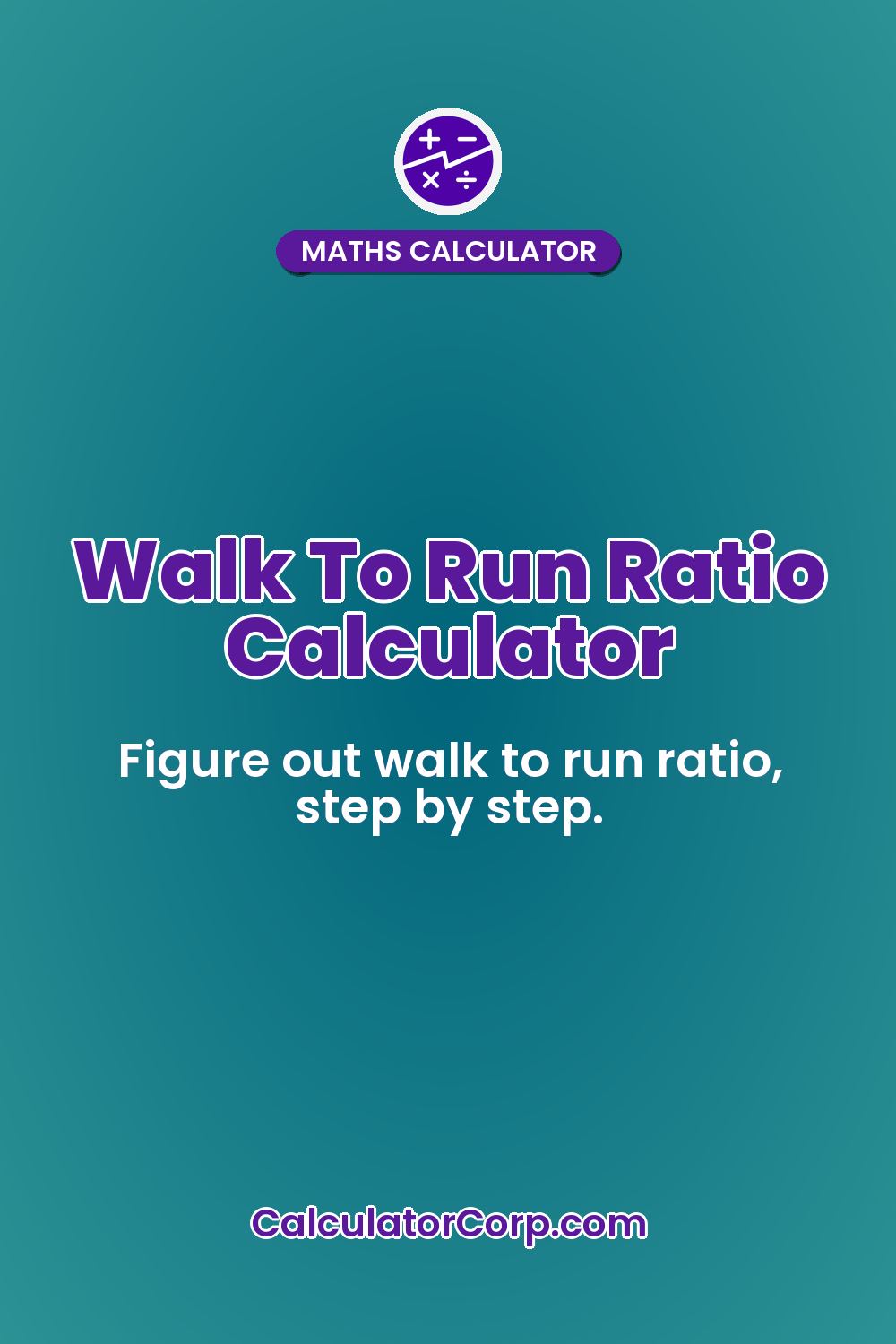 Walk To Run Ratio Calculator