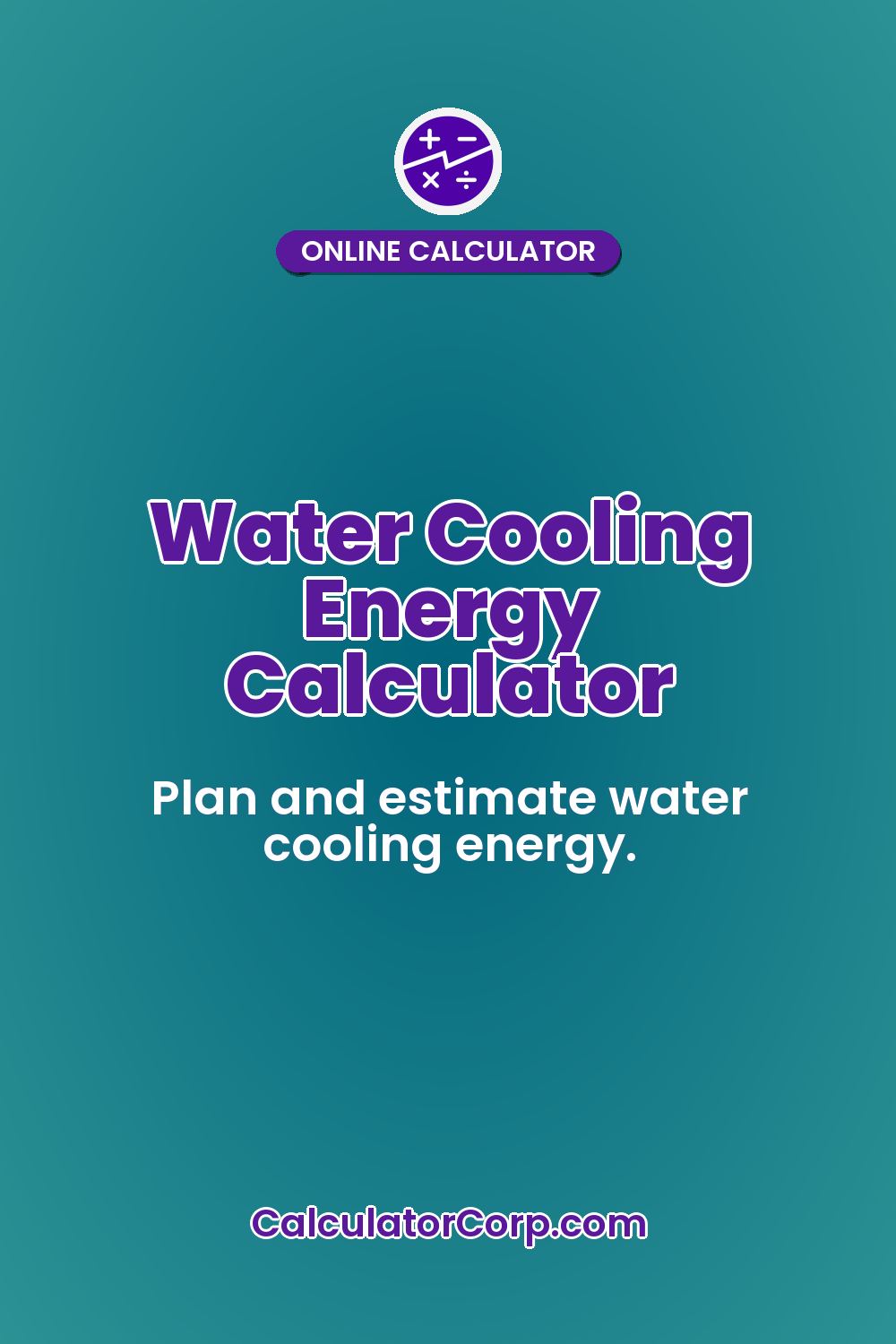 Water Cooling Energy Calculator