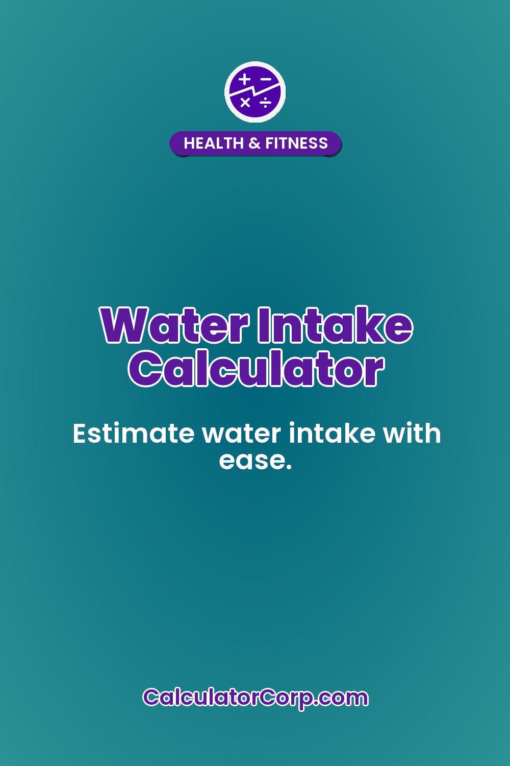 Water Intake Calculator