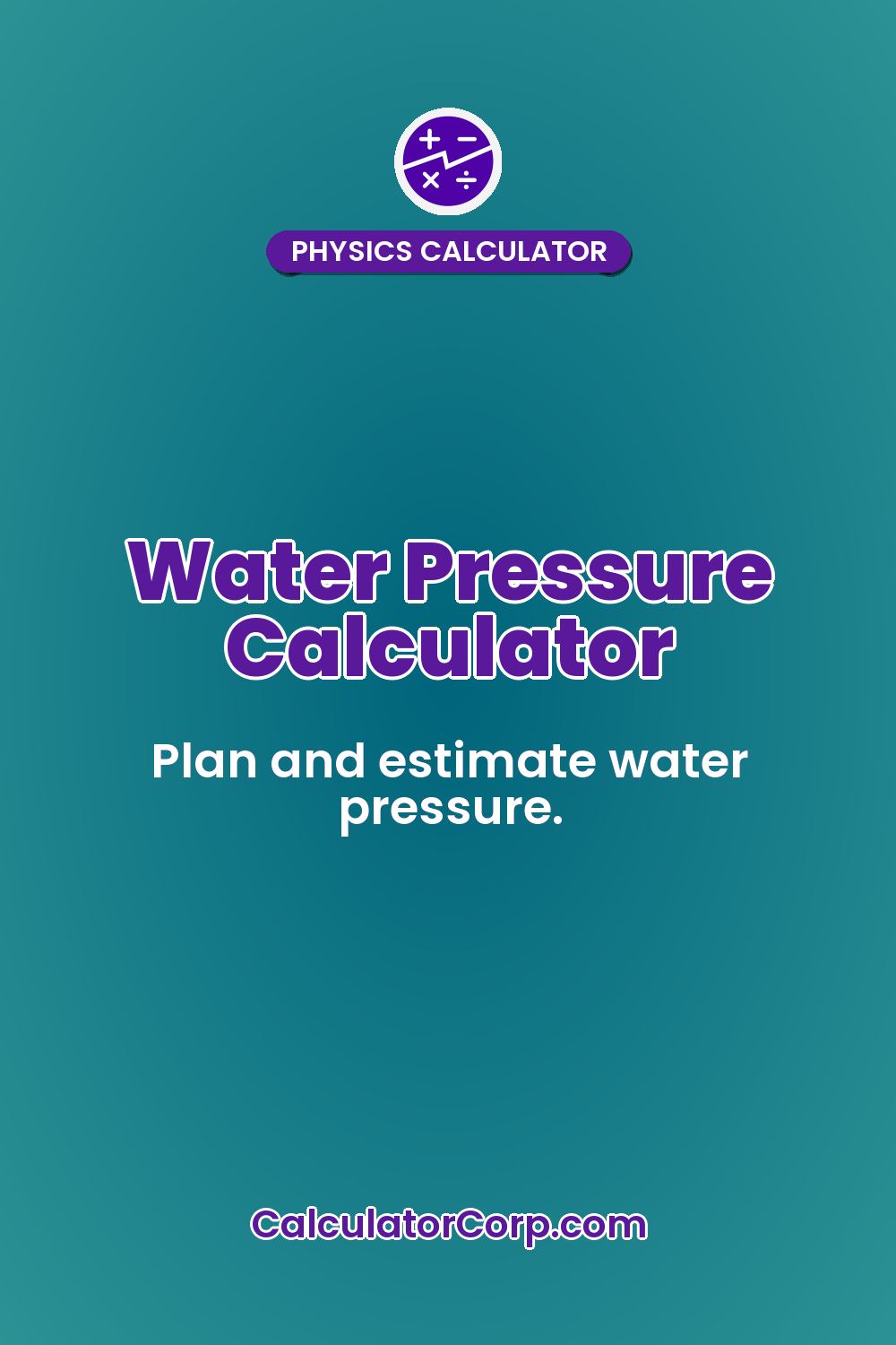Water Pressure Calculator