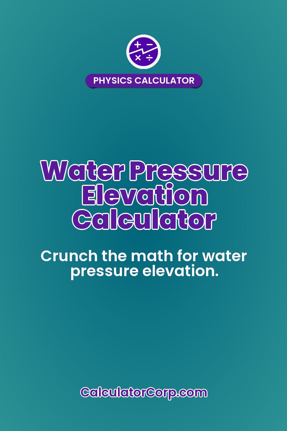 Water Pressure Elevation Calculator