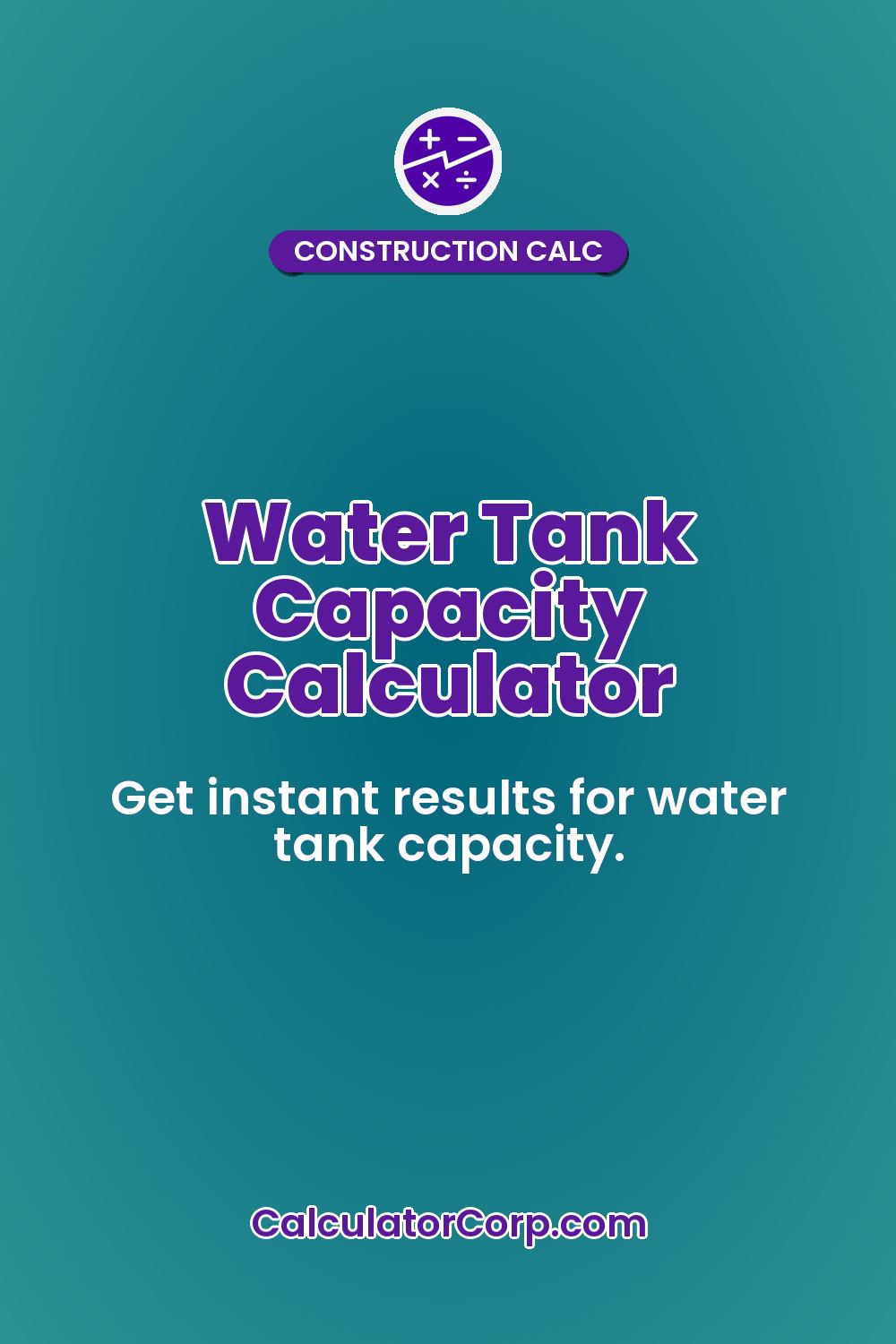 Water Tank Capacity Calculator