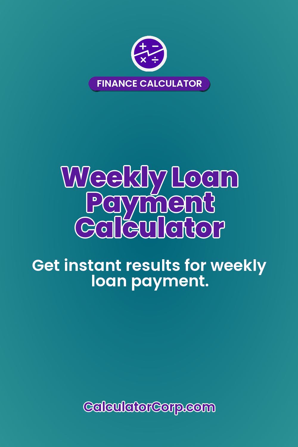Weekly Loan Payment Calculator