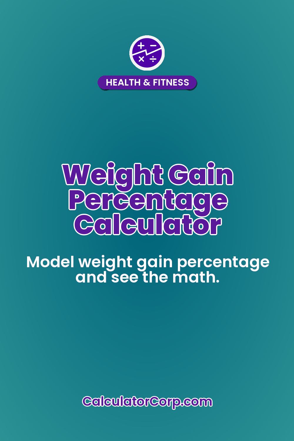 Weight Gain Percentage Calculator