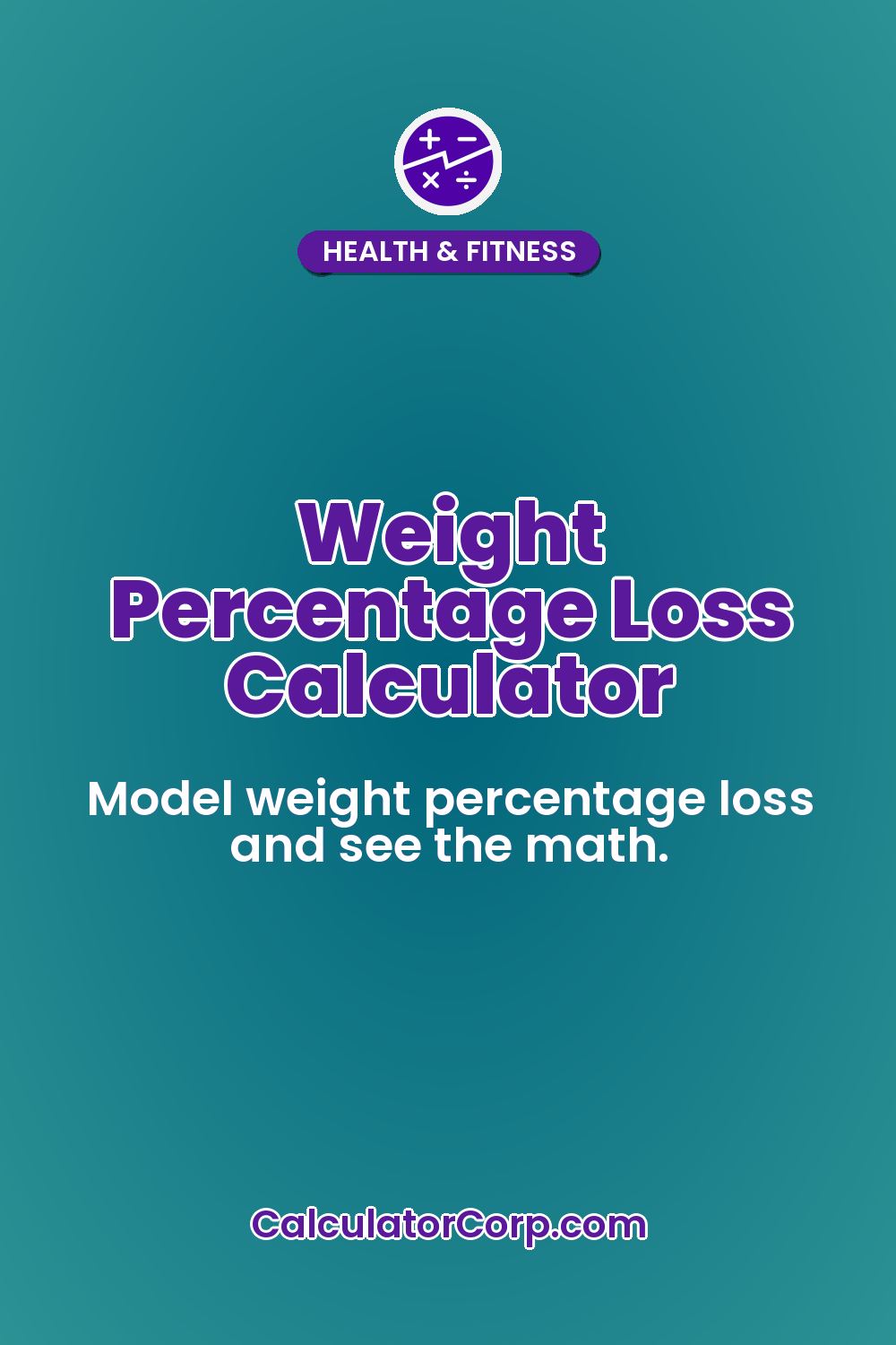 Weight Percentage Loss Calculator