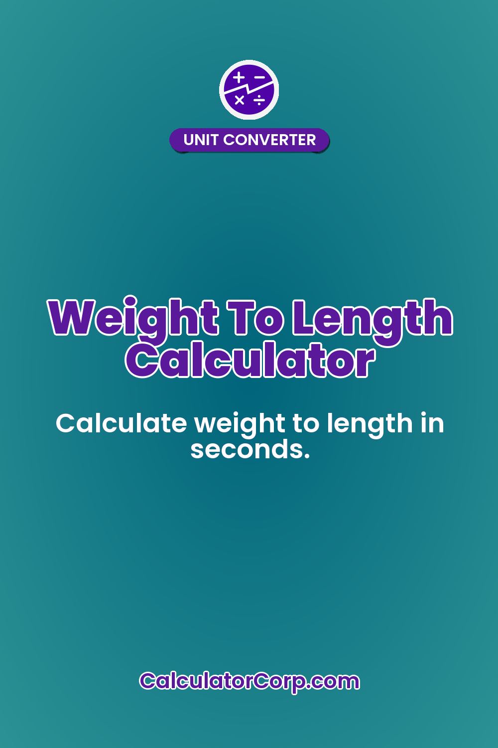Weight To Length Calculator