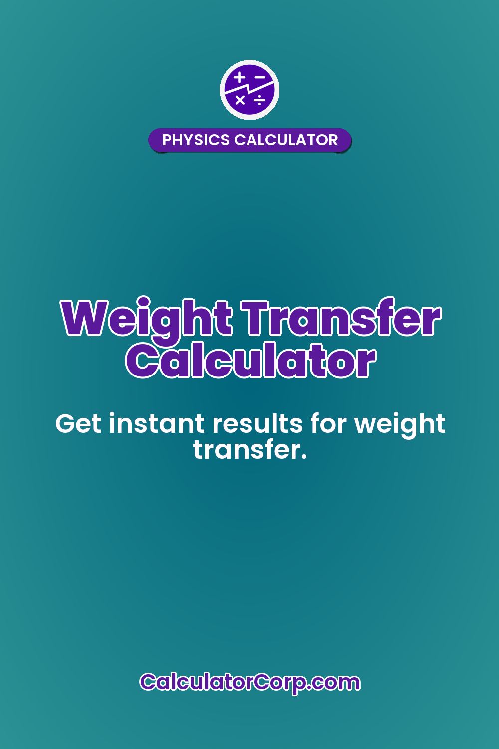 Weight Transfer Calculator