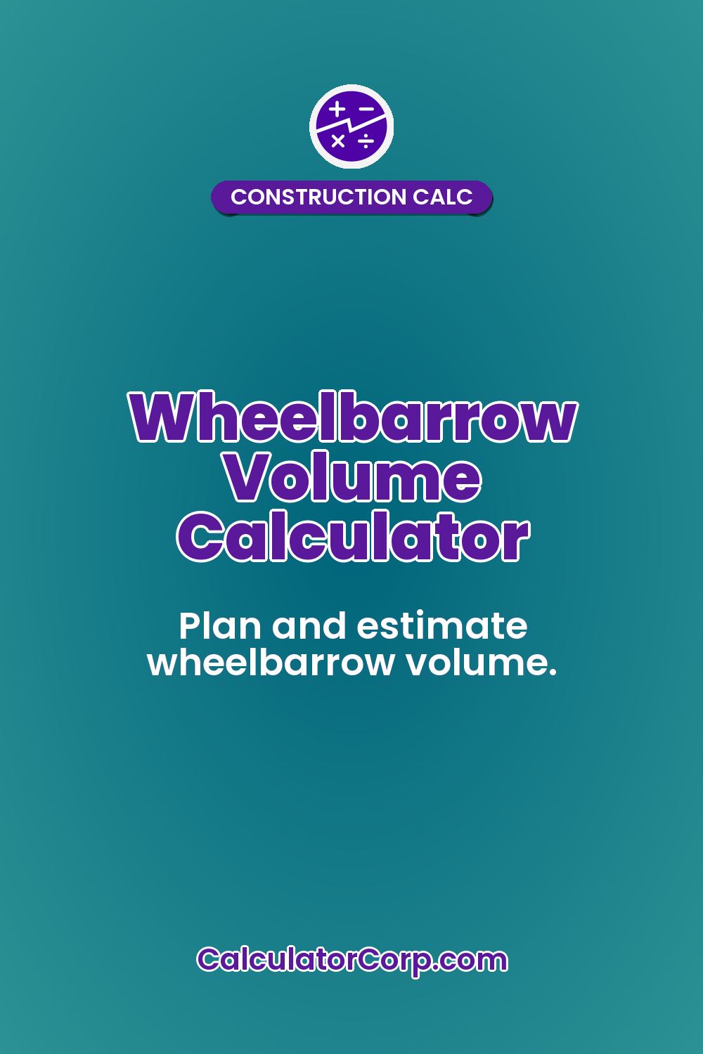 Wheelbarrow Volume Calculator
