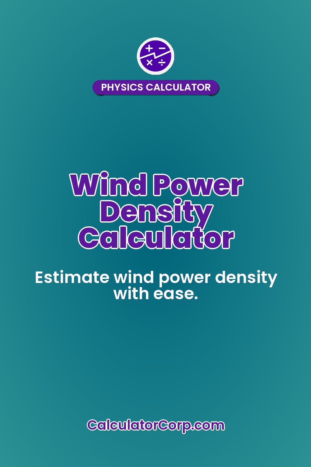 Wind Power Density Calculator