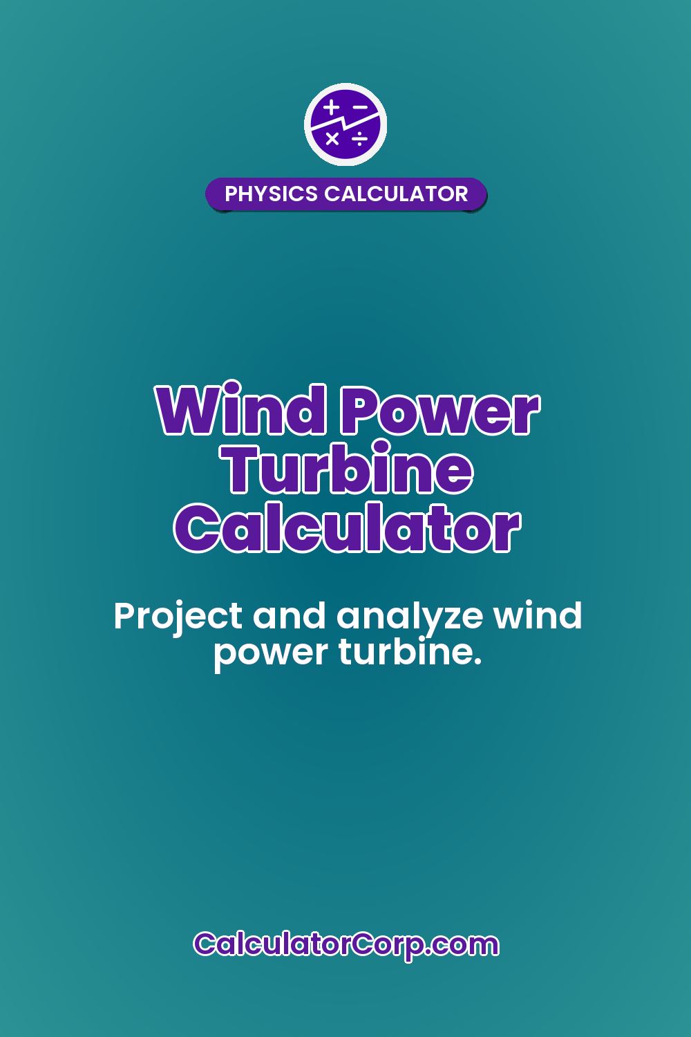 Wind Power Turbine Calculator