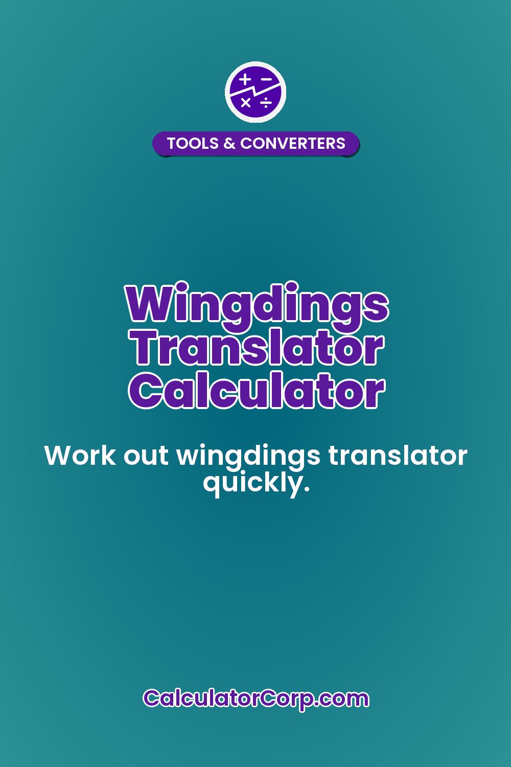 Wingdings Translator Calculator