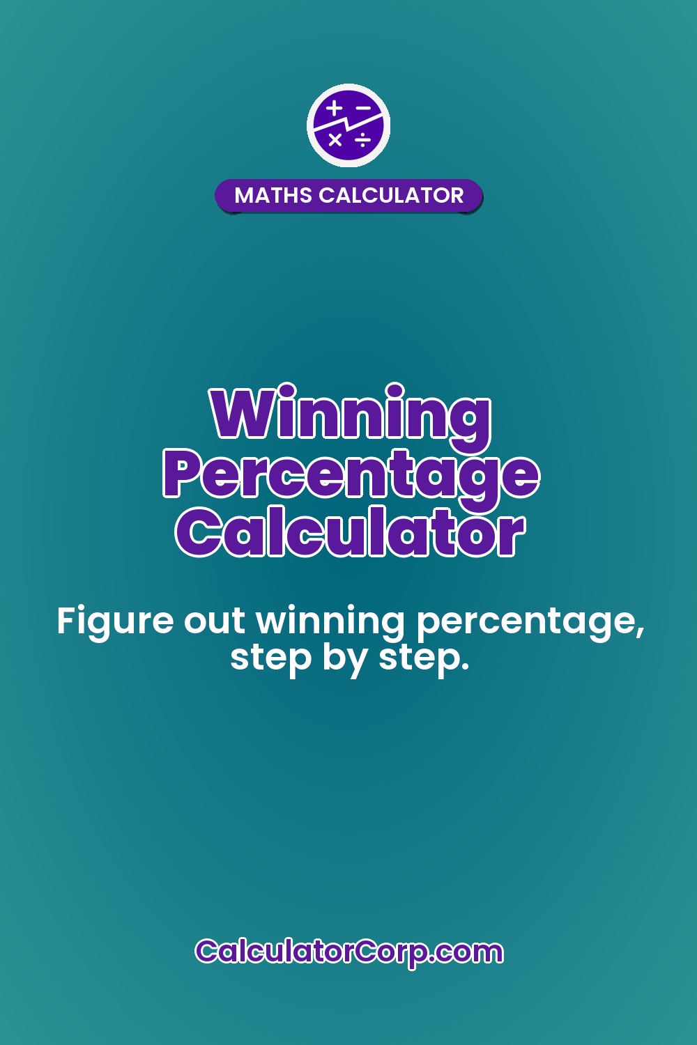 Winning Percentage Calculator