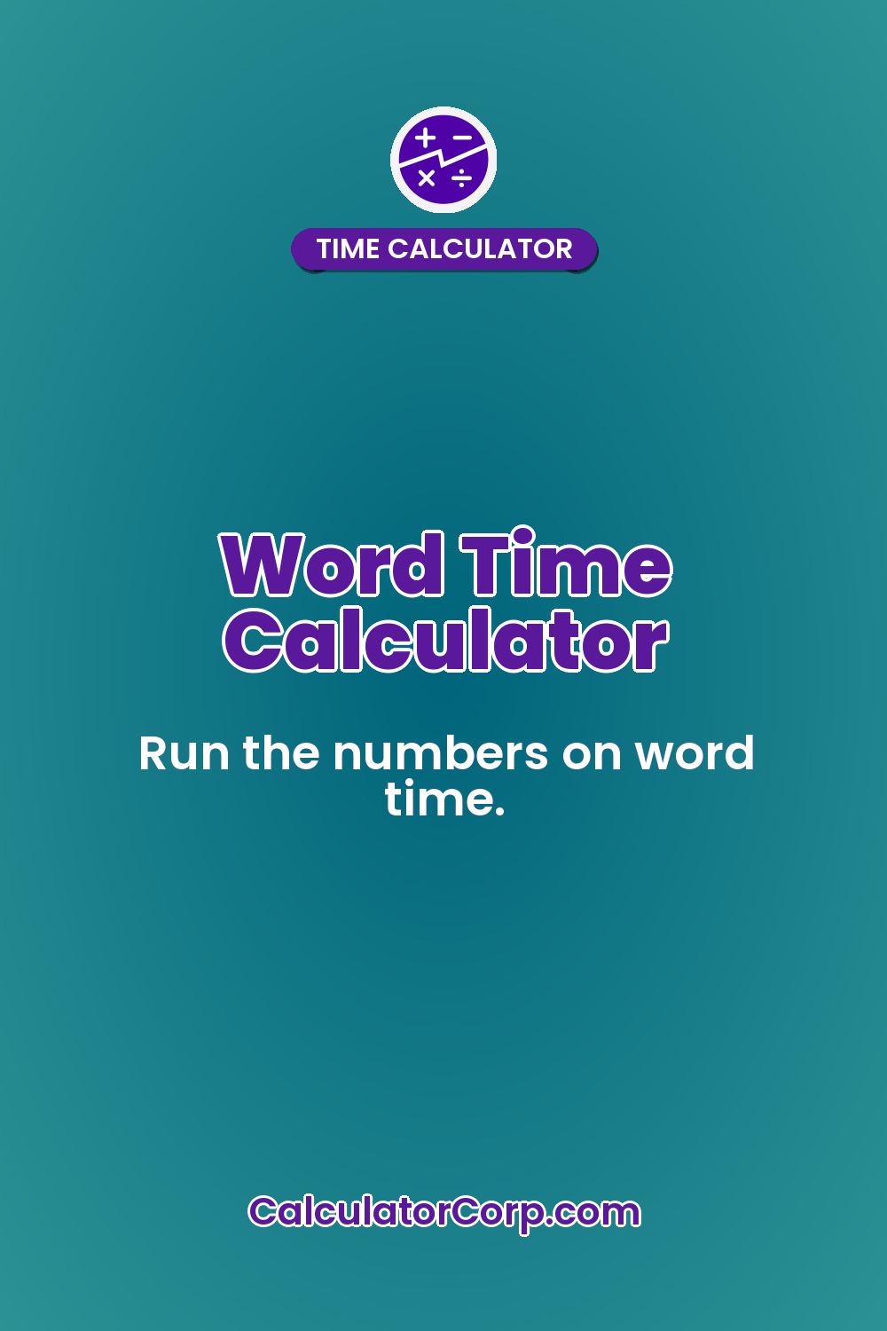 Word Time Calculator