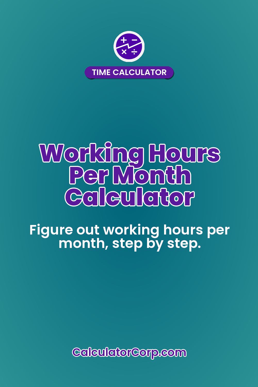 Working Hours Per Month Calculator