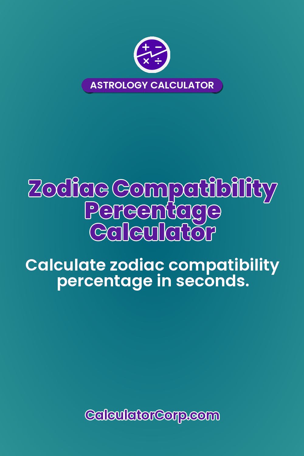 Zodiac Compatibility Percentage Calculator