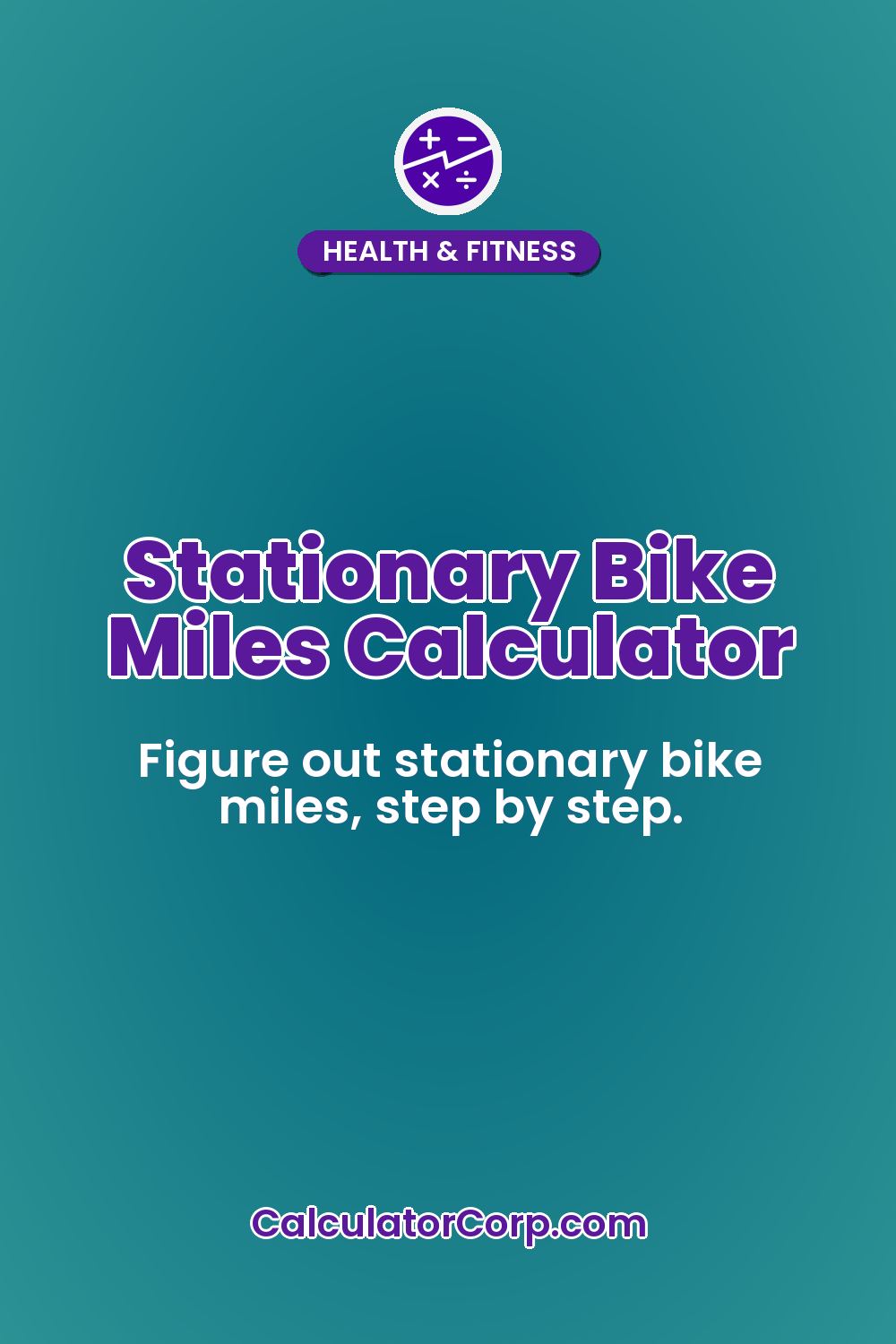 Stationary Bike Miles Calculator