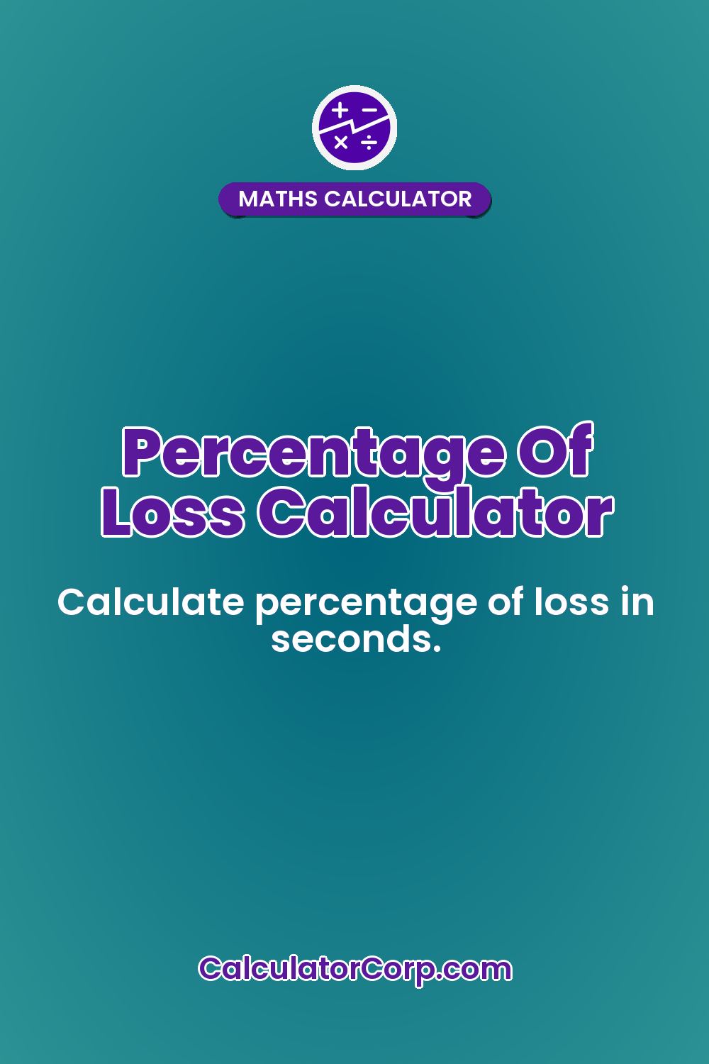 Percentage Of Loss Calculator
