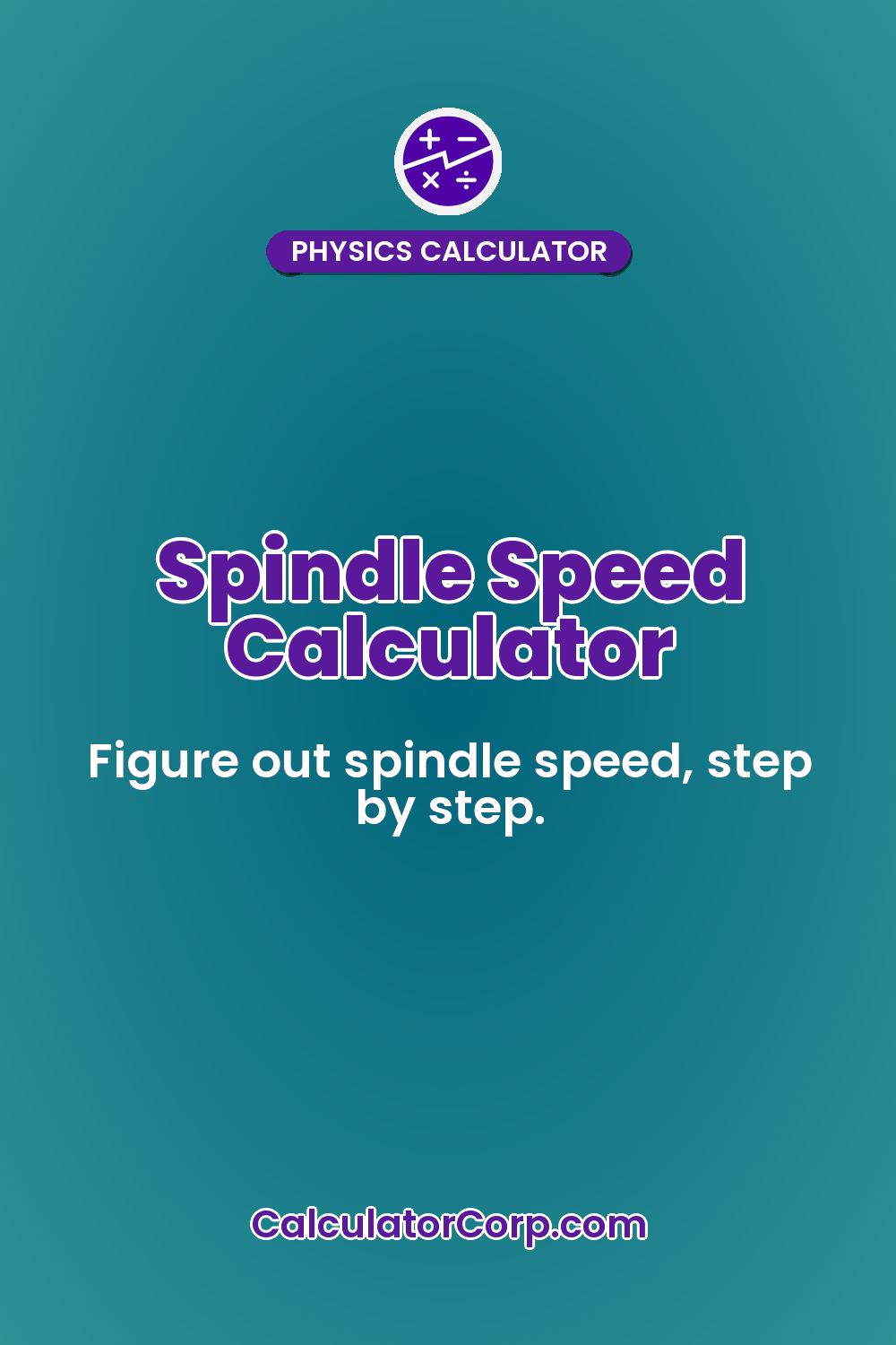 Spindle Speed Calculator