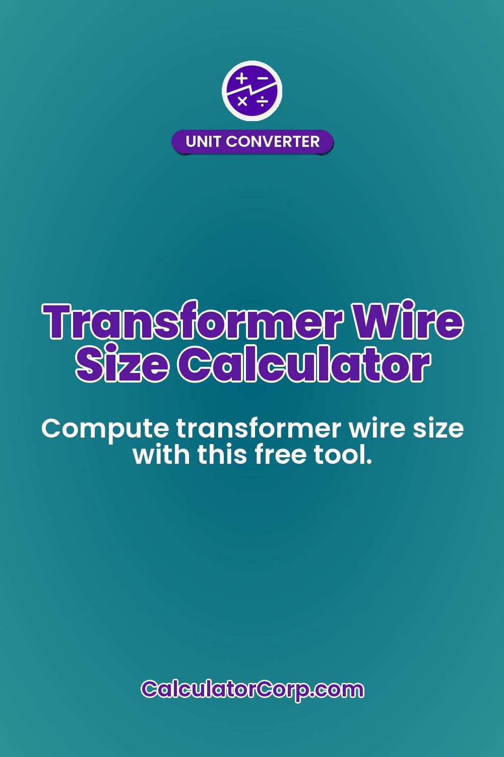 Transformer Wire Size Calculator