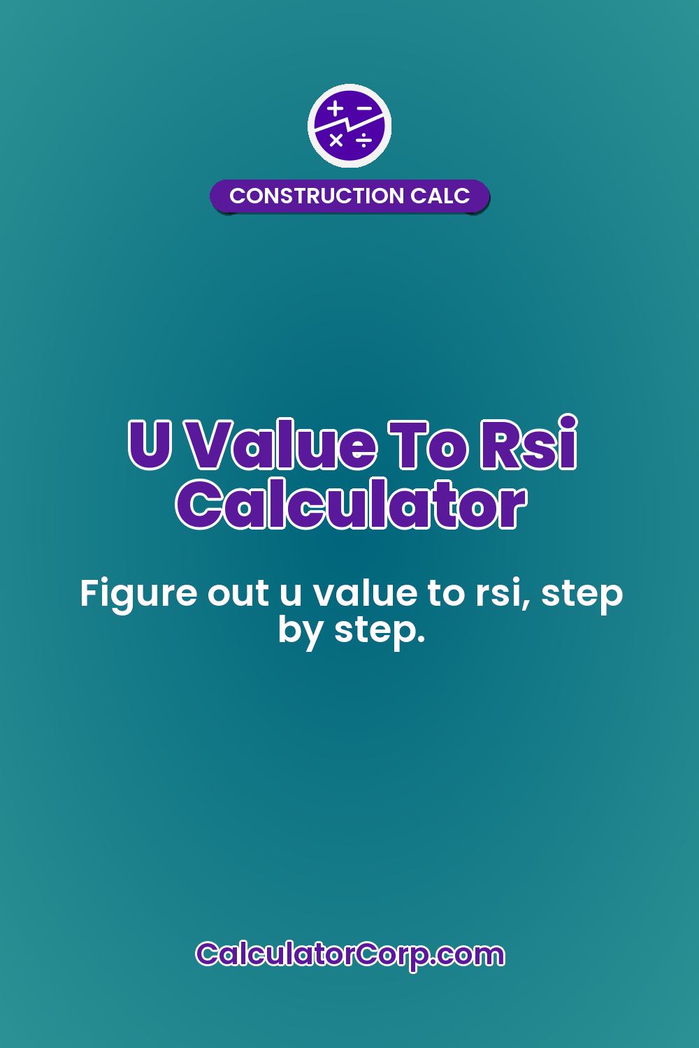 U Value To Rsi Calculator