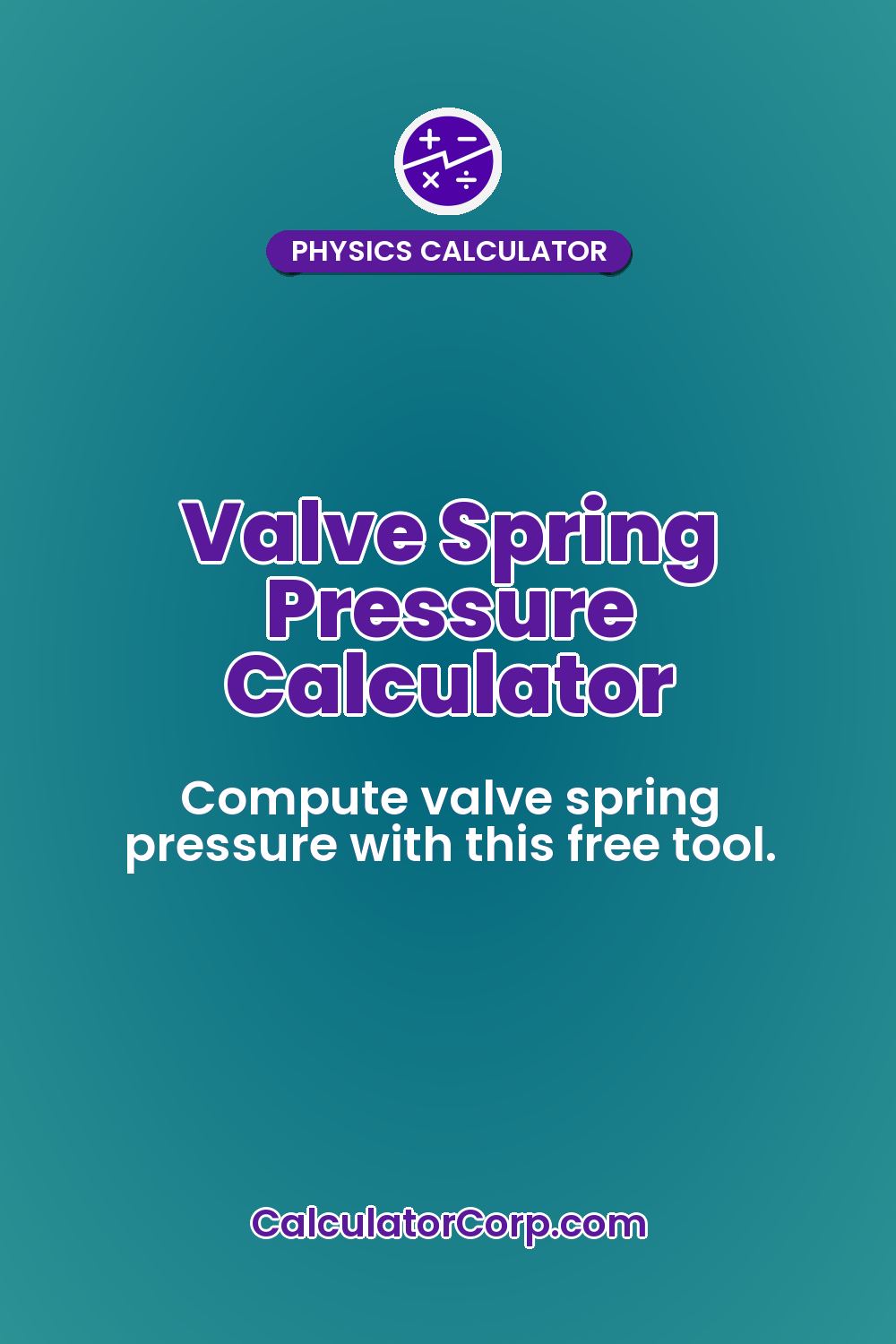 Valve Spring Pressure Calculator