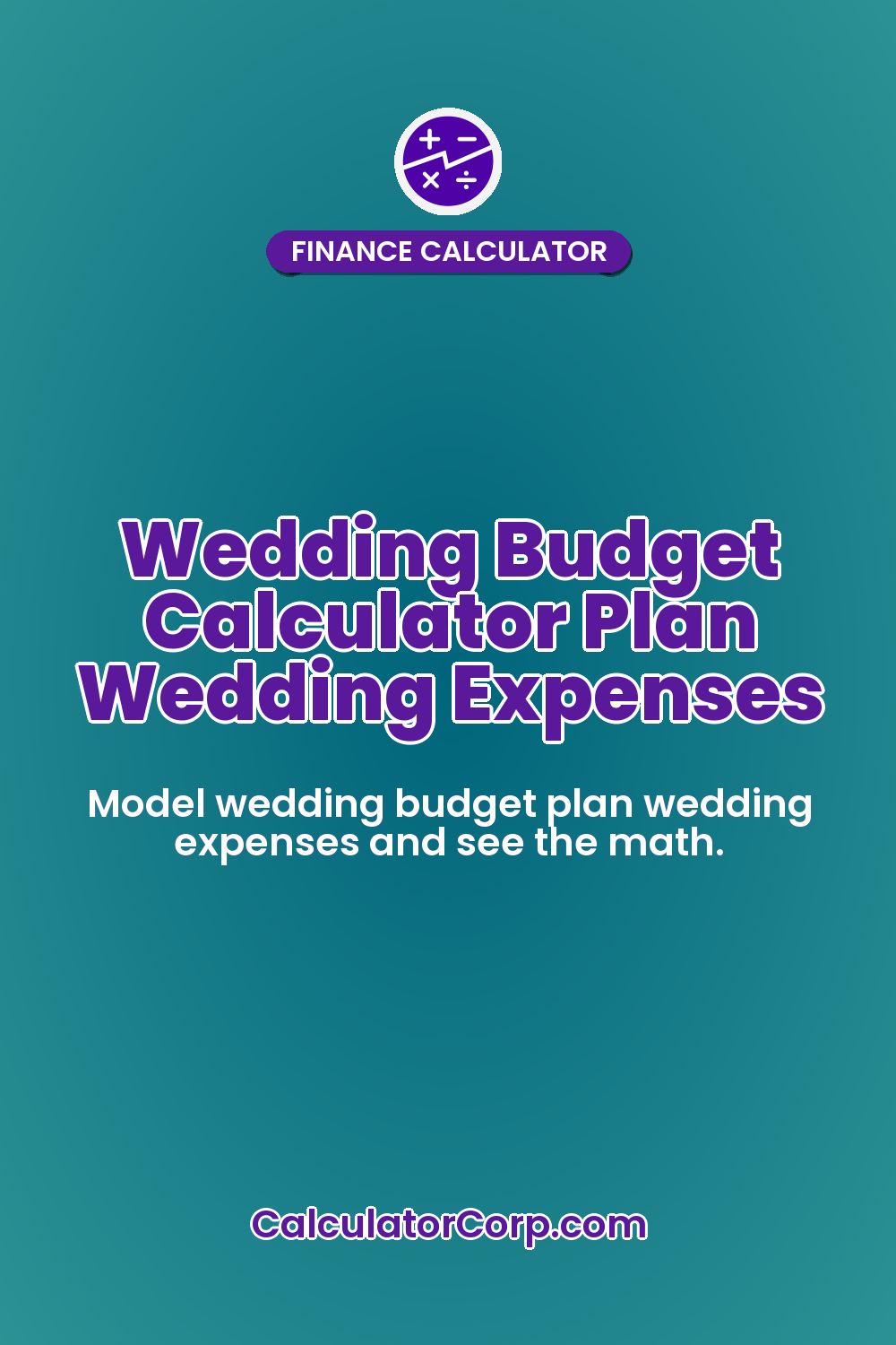 Wedding Budget Calculator Plan Wedding Expenses