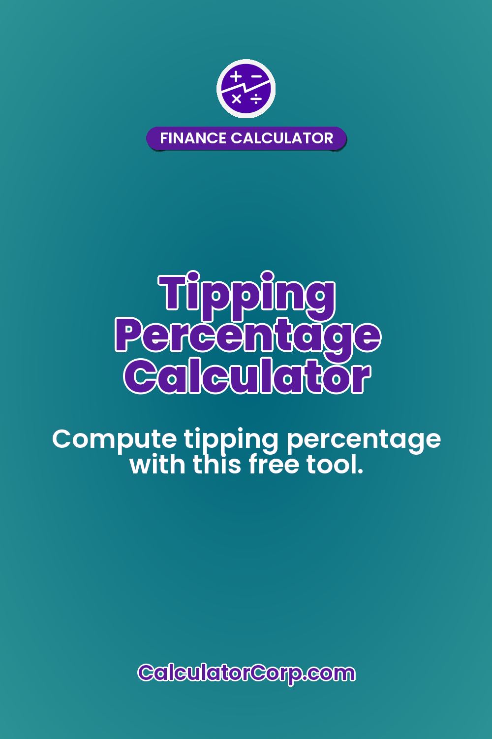 Tipping Percentage Calculator