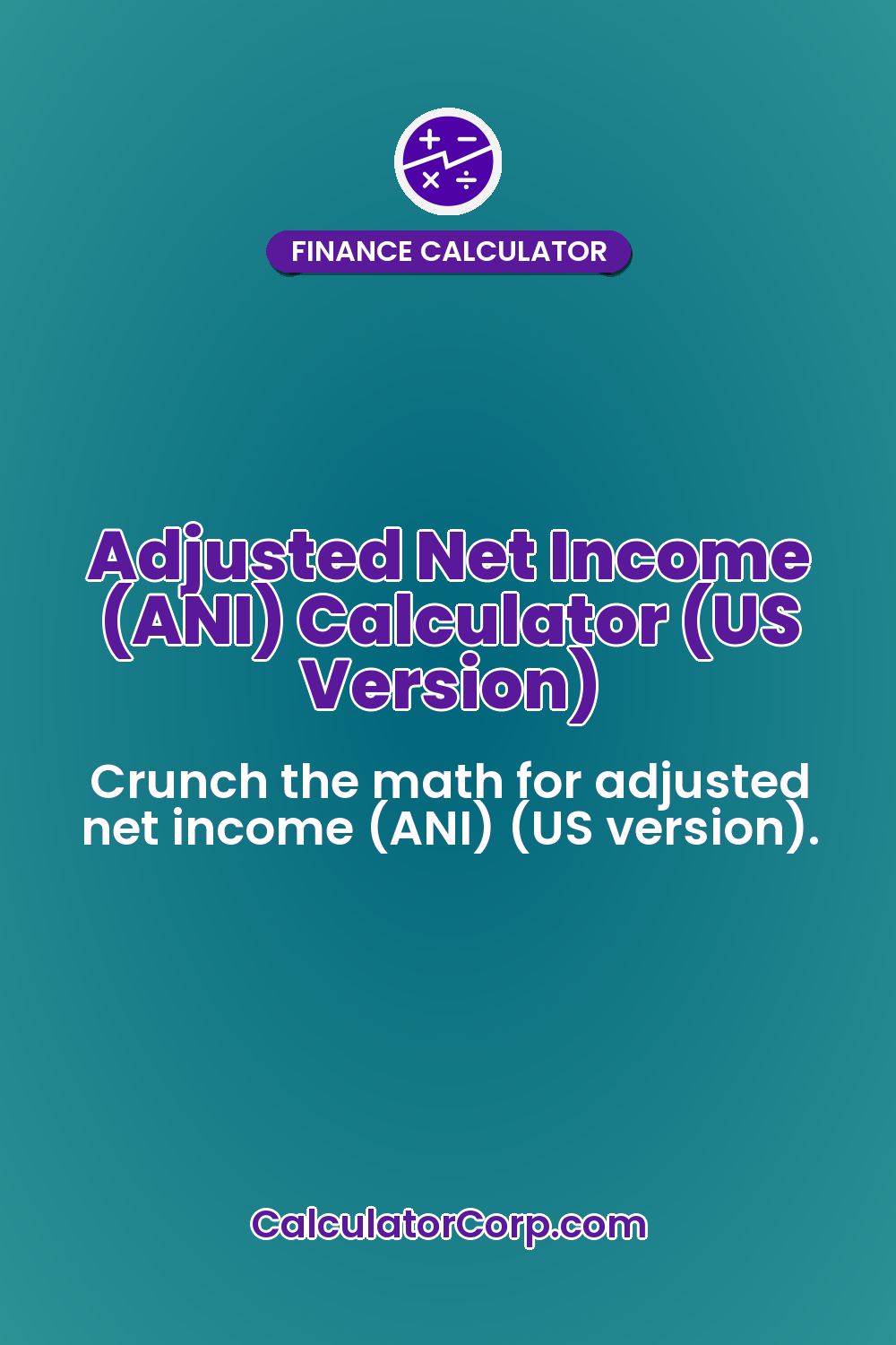 Adjusted Net Income (ANI) Calculator (US Version)