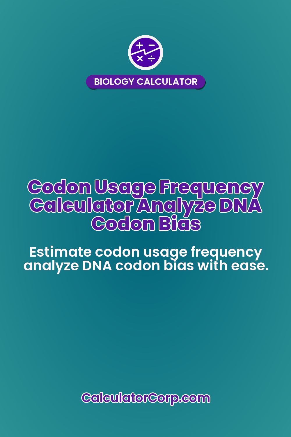 Codon Usage Frequency Calculator Analyze DNA Codon Bias