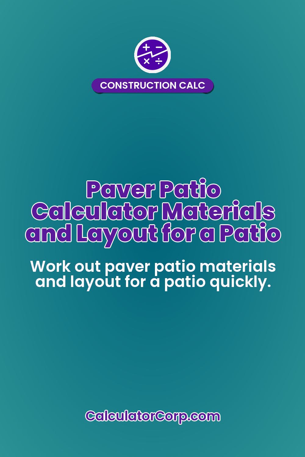 Paver Patio Calculator Materials and Layout for a Patio