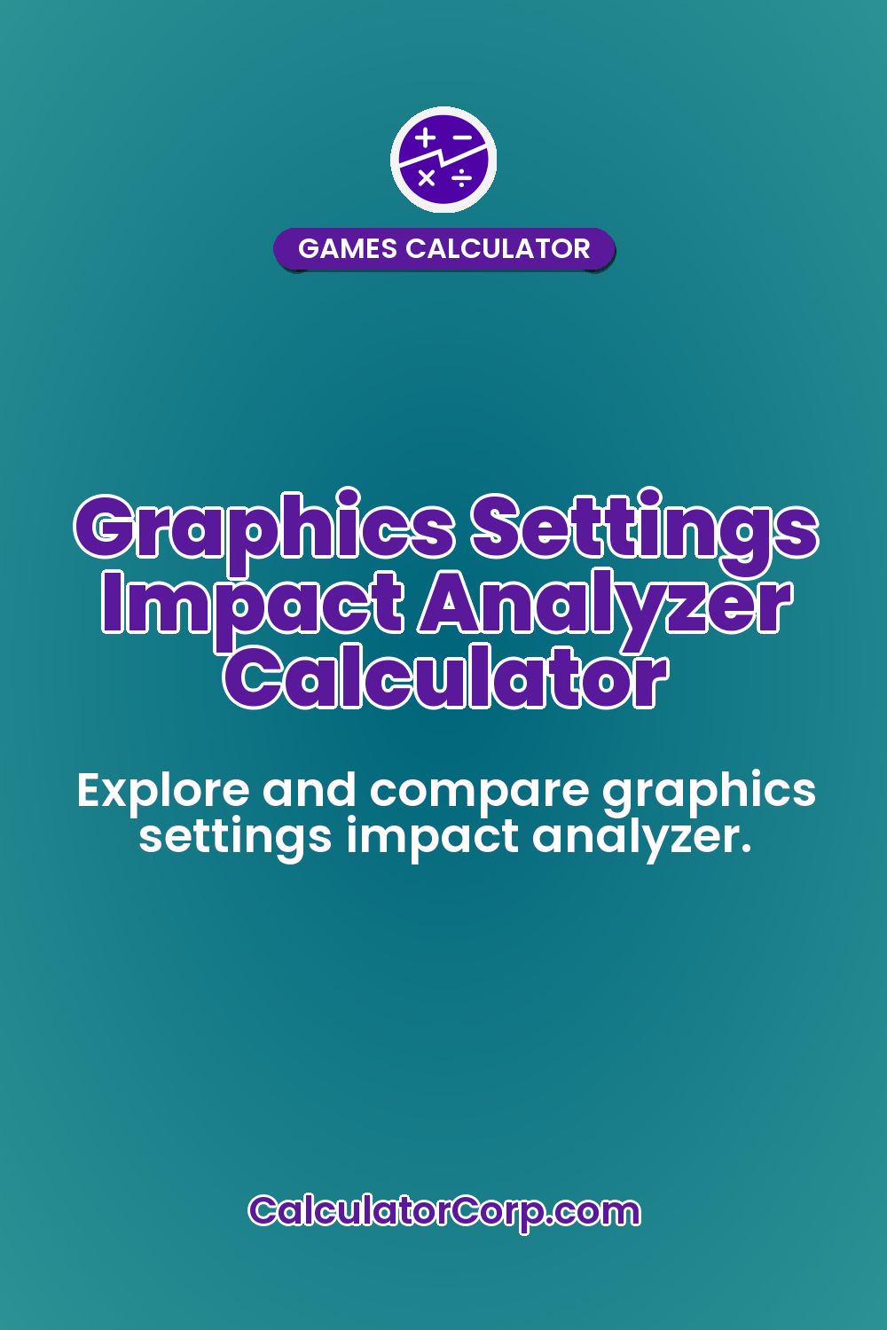 Graphics Settings Impact Analyzer Calculator