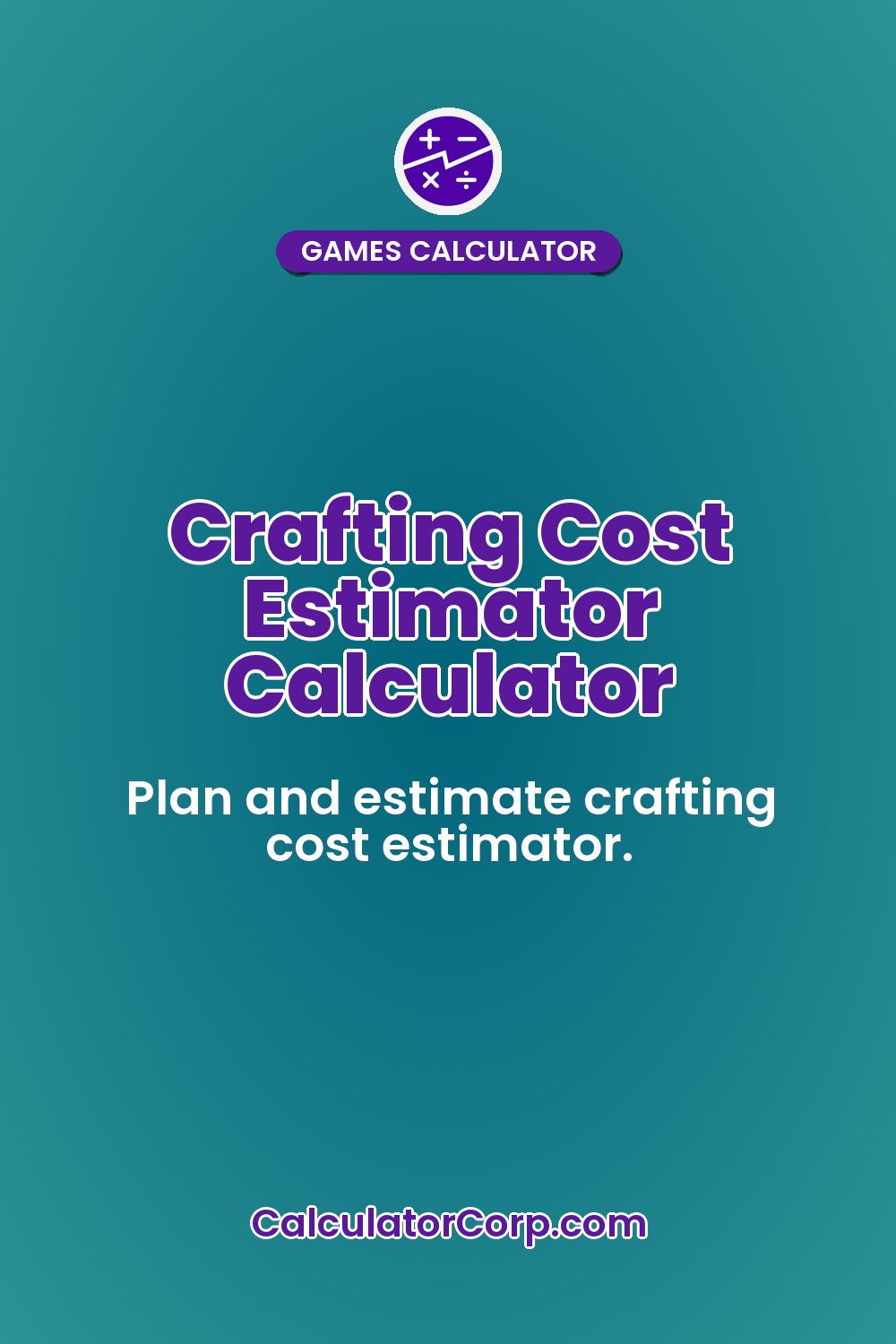 Crafting Cost Estimator Calculator