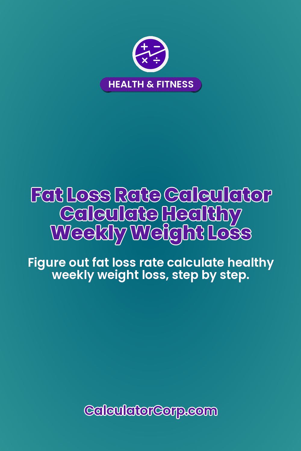Fat Loss Rate Calculator Calculate Healthy Weekly Weight Loss