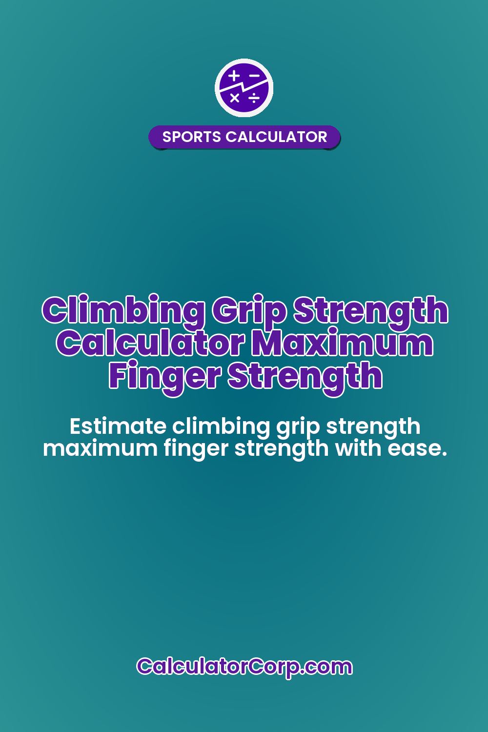 Climbing Grip Strength Calculator Maximum Finger Strength
